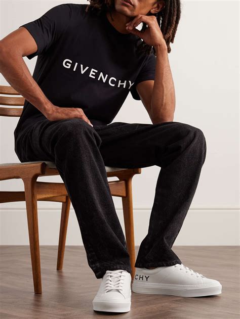 givenchy sneakers in matte leather|givenchy city men's sneakers.